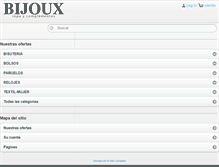 Tablet Screenshot of bijouxmoda.com